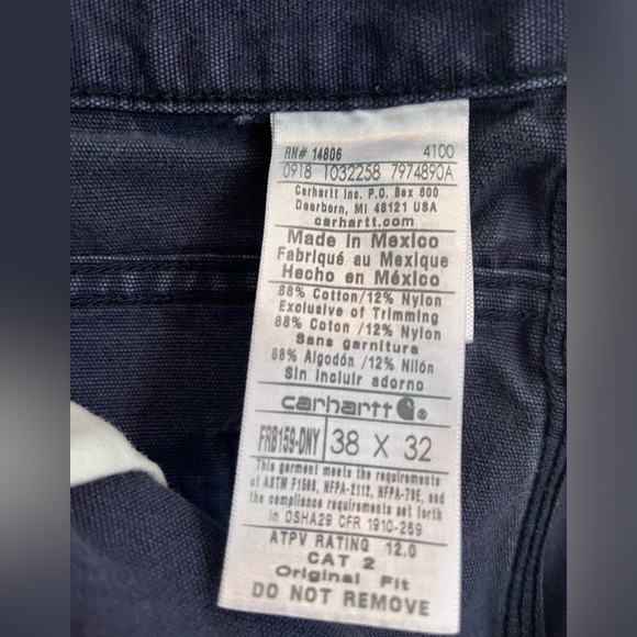 Carhartt Flame-Resistant Midweight Canvas Pant Loose Fit - Picture 3 of 4